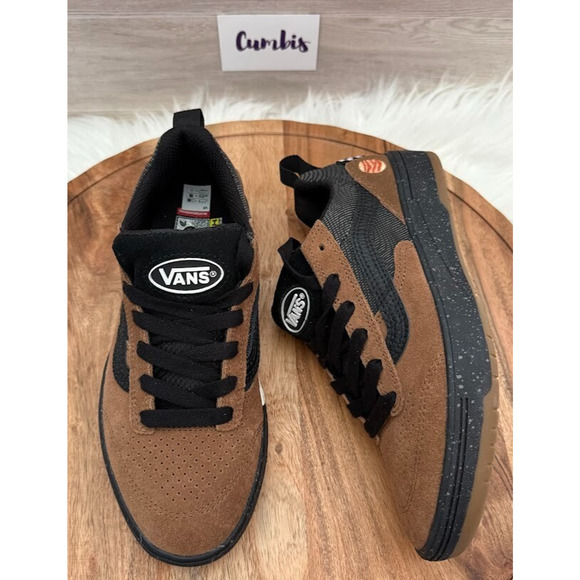 VANS Zahba X Zion Wright VR3 Men's 4.5‎ Shoes Brown/Multi Suede/Mesh NEW